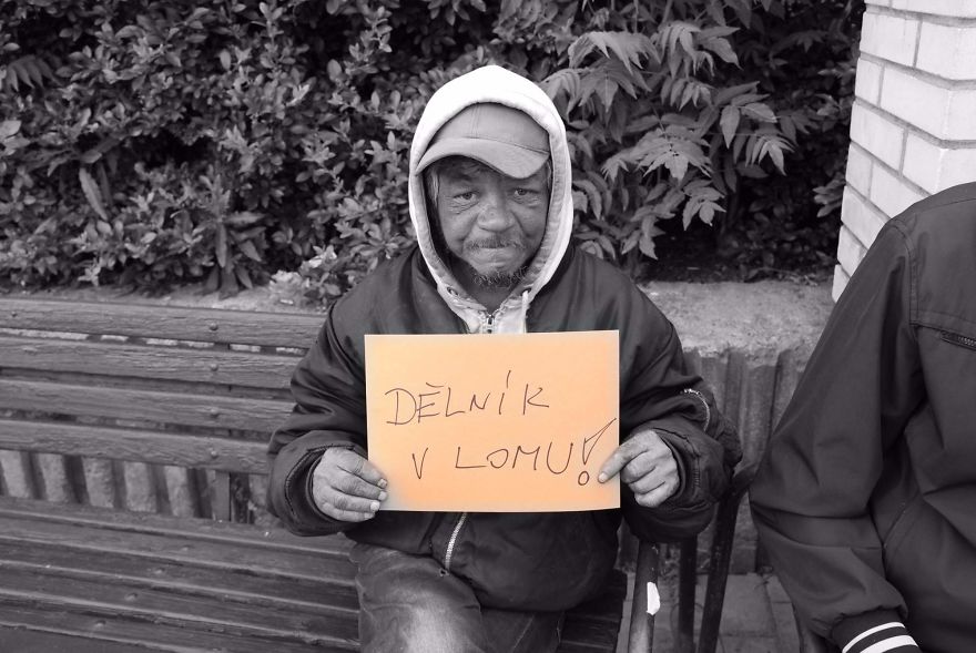 I Recorded The Black & White World Of Homeless People