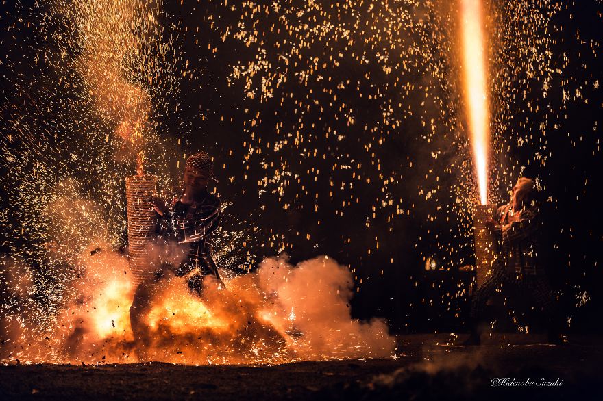 I Photographed The Traditional Firework Festival In Japan