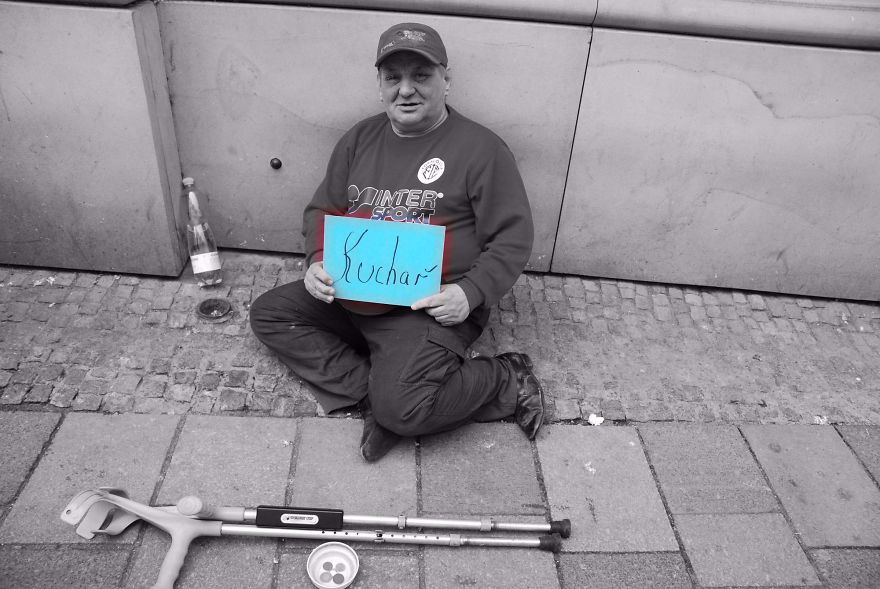 I Recorded The Black & White World Of Homeless People