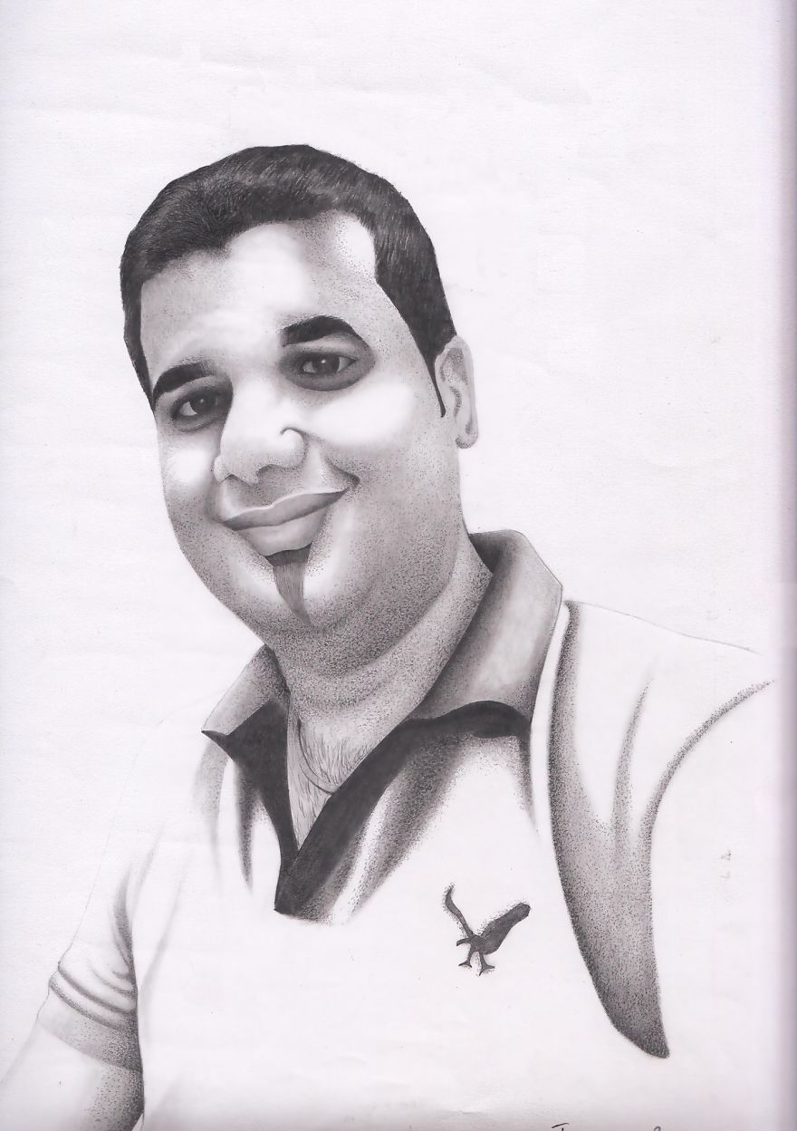 My Pencil Portraits On Paper