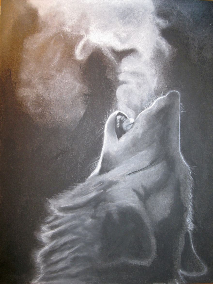 A Little Bit Of Charcoal And A Lot Of Love Lead To These Paintings