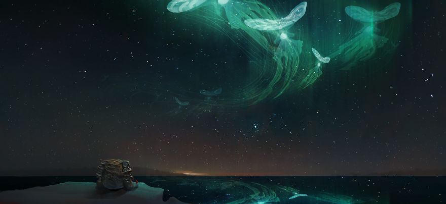 Flying Whales & Aurora Jellyfishes... Come With Me And You'll Be In A World Of Pure Imagination