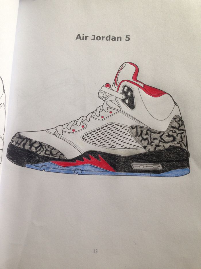 Air Jordan Coloring Book Will Make Adults Color Like Never Before