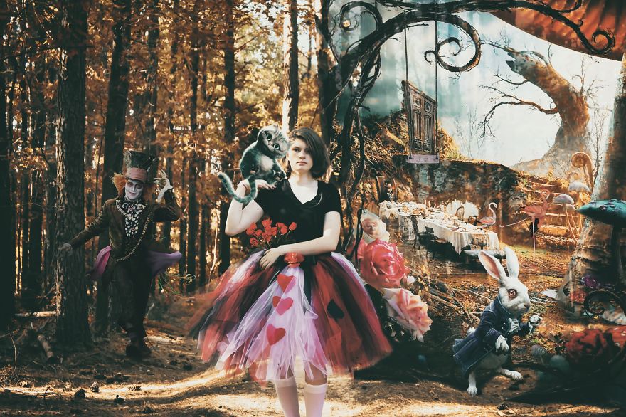 Alice In Wonderland Photoshoot