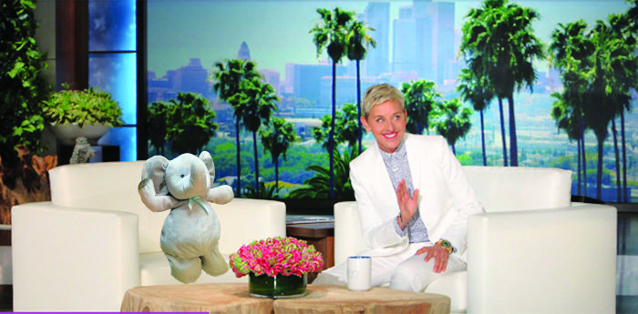 Waving To The Audience With Ellen!