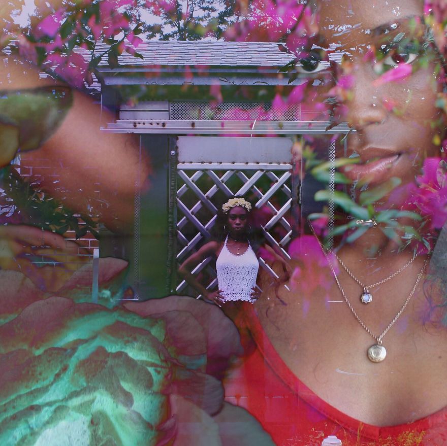 I Like To Overlay My Pictures With Pictures Of Flowers