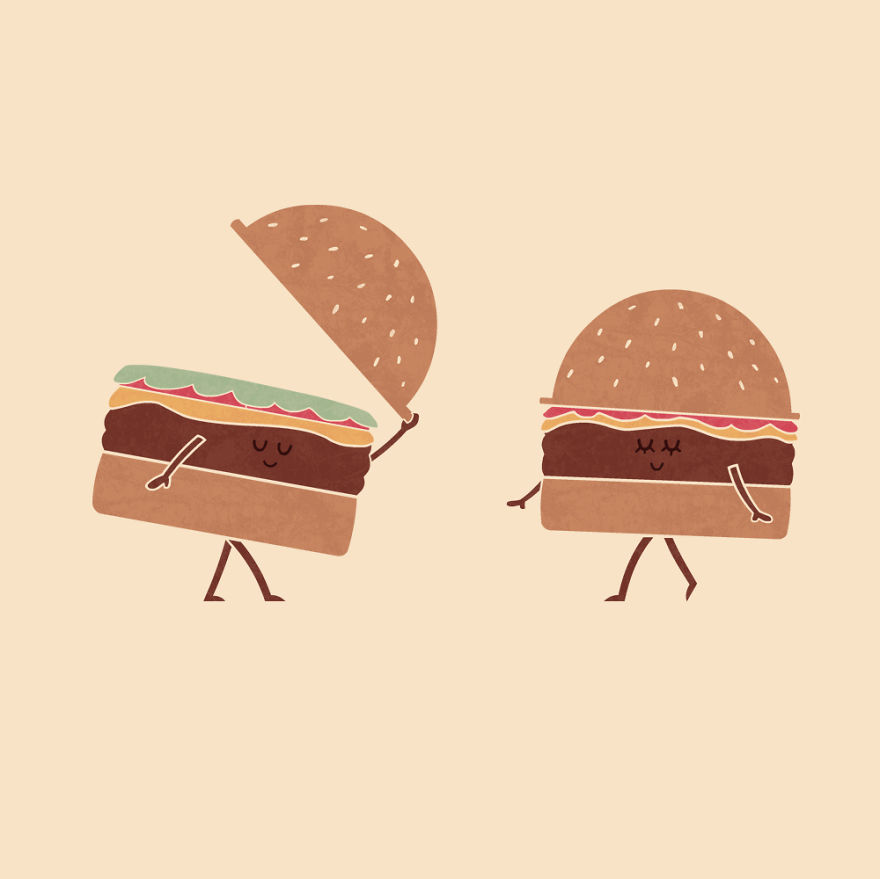 I Always Had Fun Playing With My Food As A Kid So Now I Draw Fun Food Illustrations
