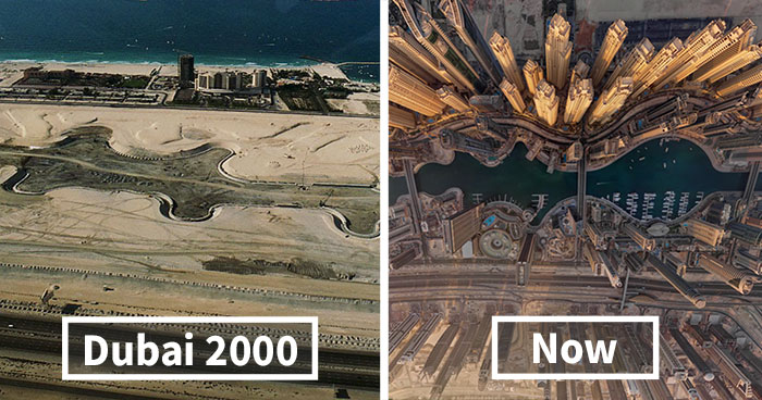 31 Before-And-After Pics Showing How Famous Cities Changed Over Time