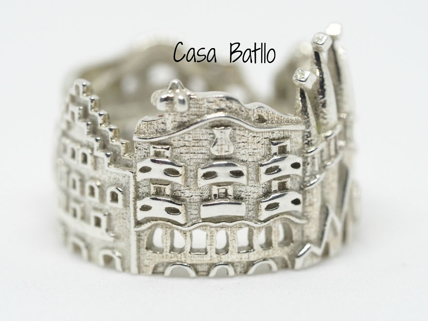 I Made Barcelona Ring Inspired With Antonio Gaudi Work