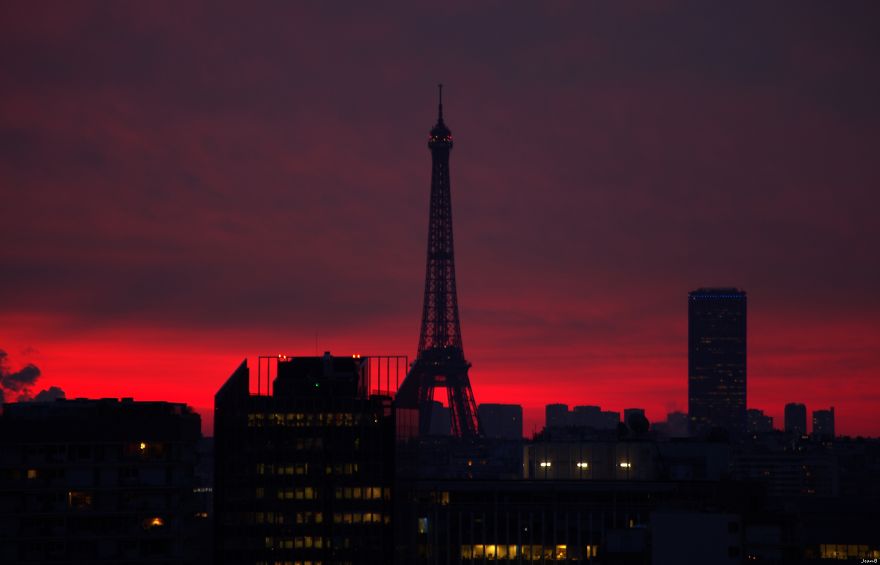 Paris & The Eiffel Tower, From My Window