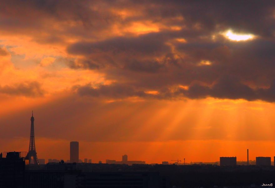 Paris & The Eiffel Tower, From My Window