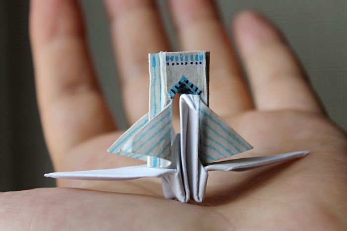 My Origami Cranes Take An Imaginary Trip Around The World