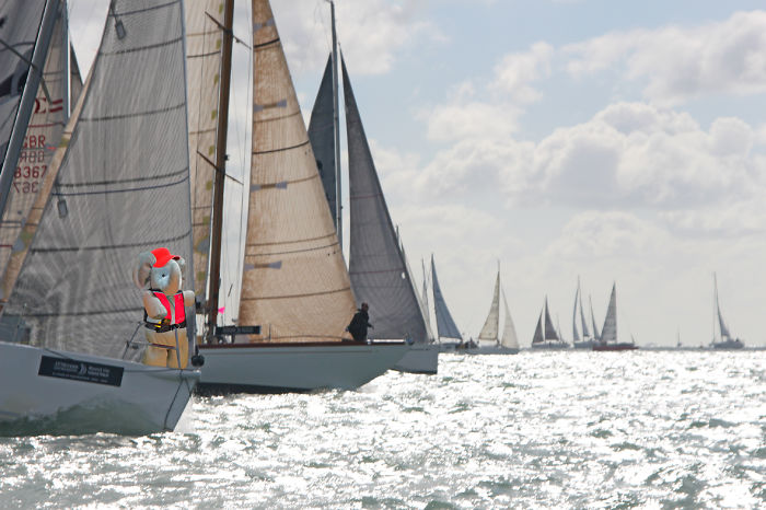 Taking Part In The Isle Of Wight 'round The Island Race'
