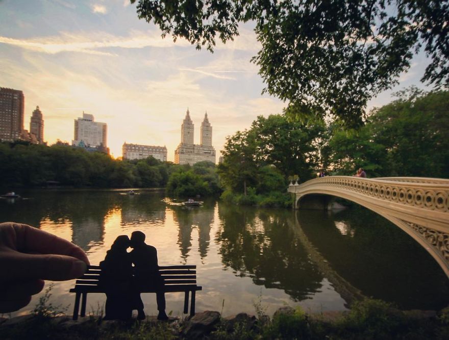 Romantic Moment In NYC