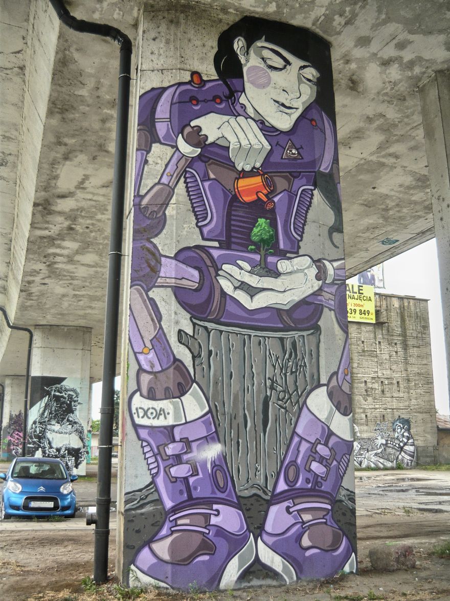 Amazing Street Art In Szczecin, Poland