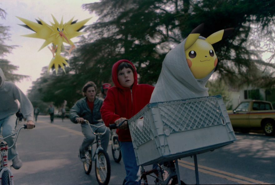 Pikachu And Zapdos In E.T.