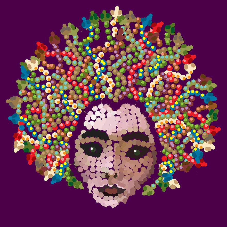 "pixel Pointillism" Is What I Name My Process For Digitally Bedazzling Images