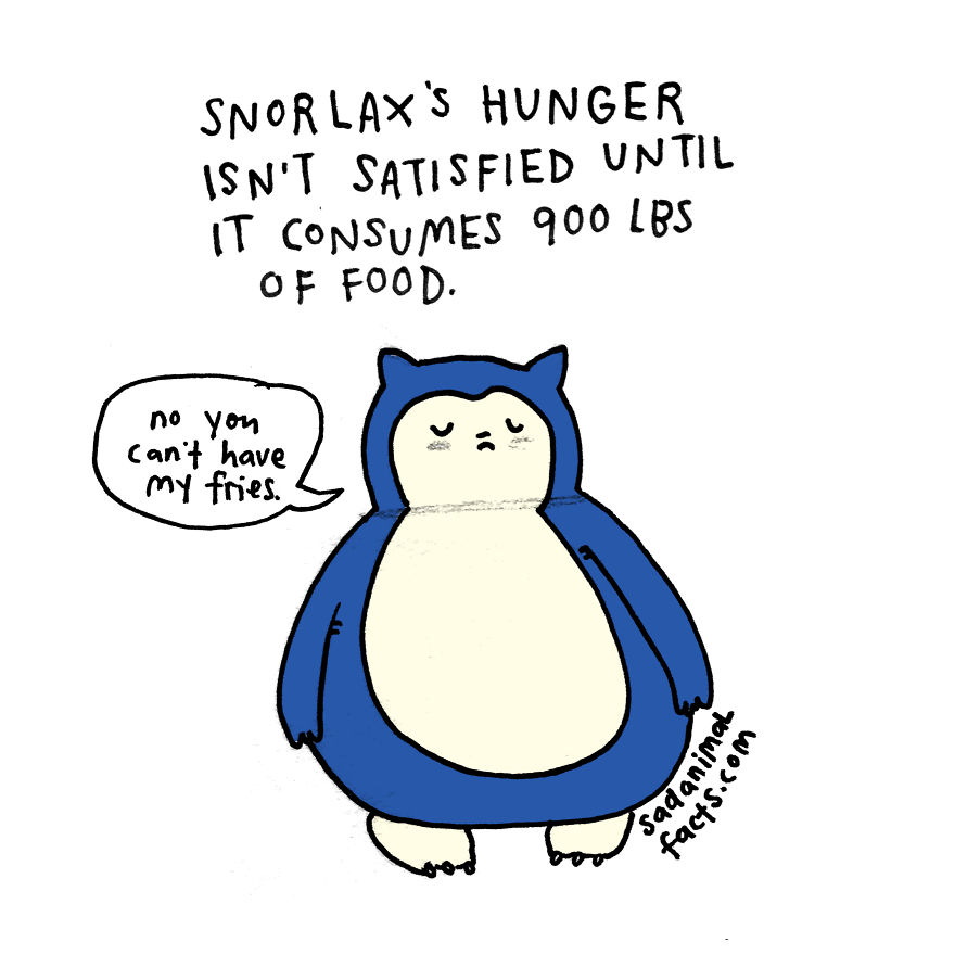 Snorlax And I Have Similar Appetites