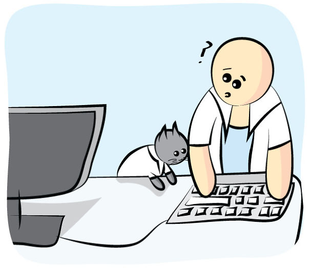 Science Cat - Keyboard