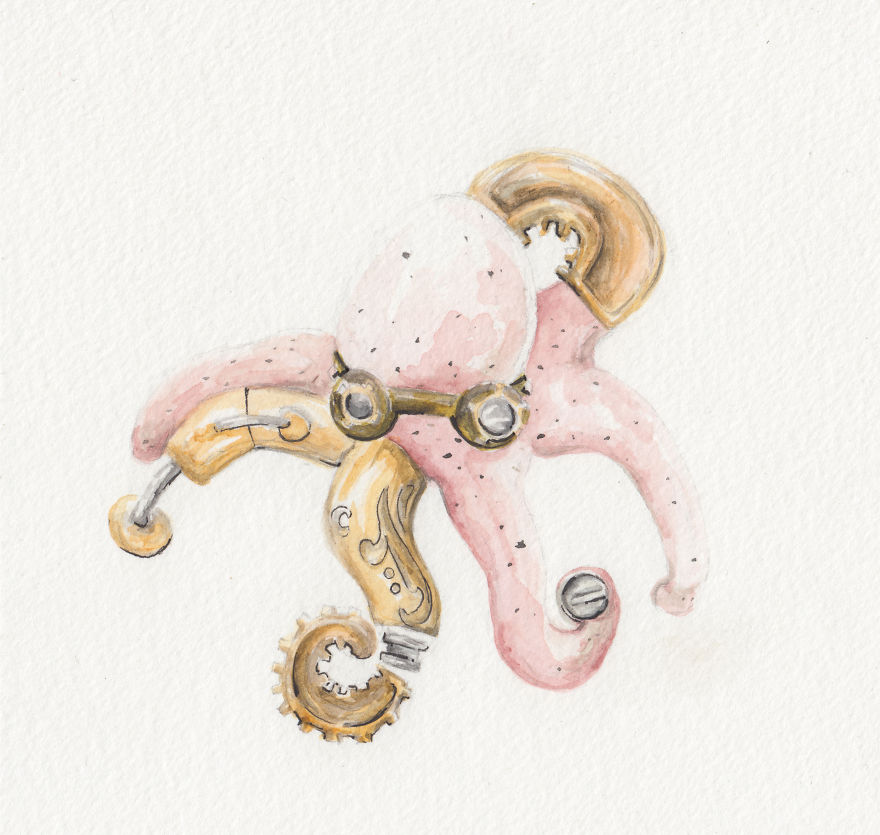 Steampunk Octopus