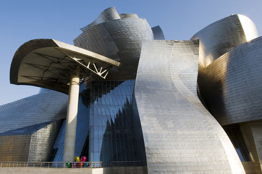 The City Is Characterized By A Single Museum- Guggenheim Bilbao By Frank Gehry