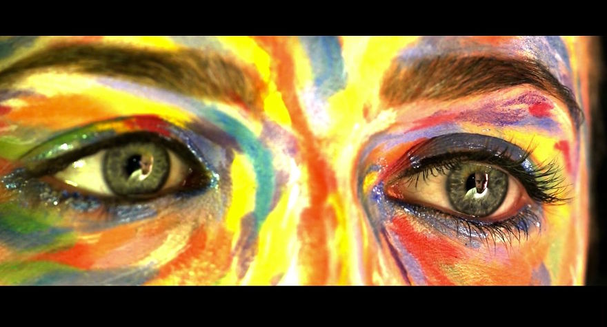 The Reintro - This Music Video Shows A Rapper Perform In An Eye's Reflection. The Reintro - This Music Video Shows A Rapper Perform In An Eye's Reflection.