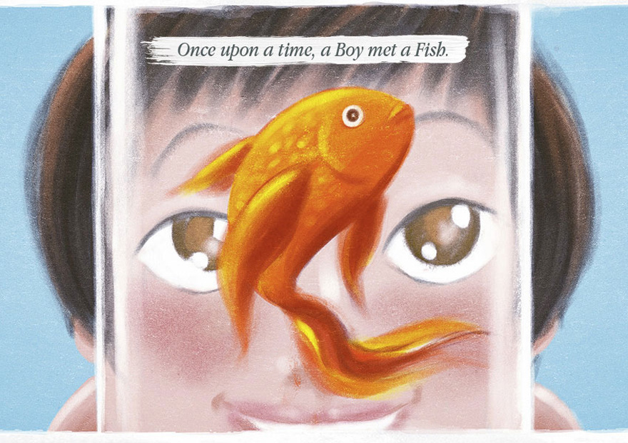 I Drew An Environmental Parable Of A Boy Who Caught Every Fish In The Sea