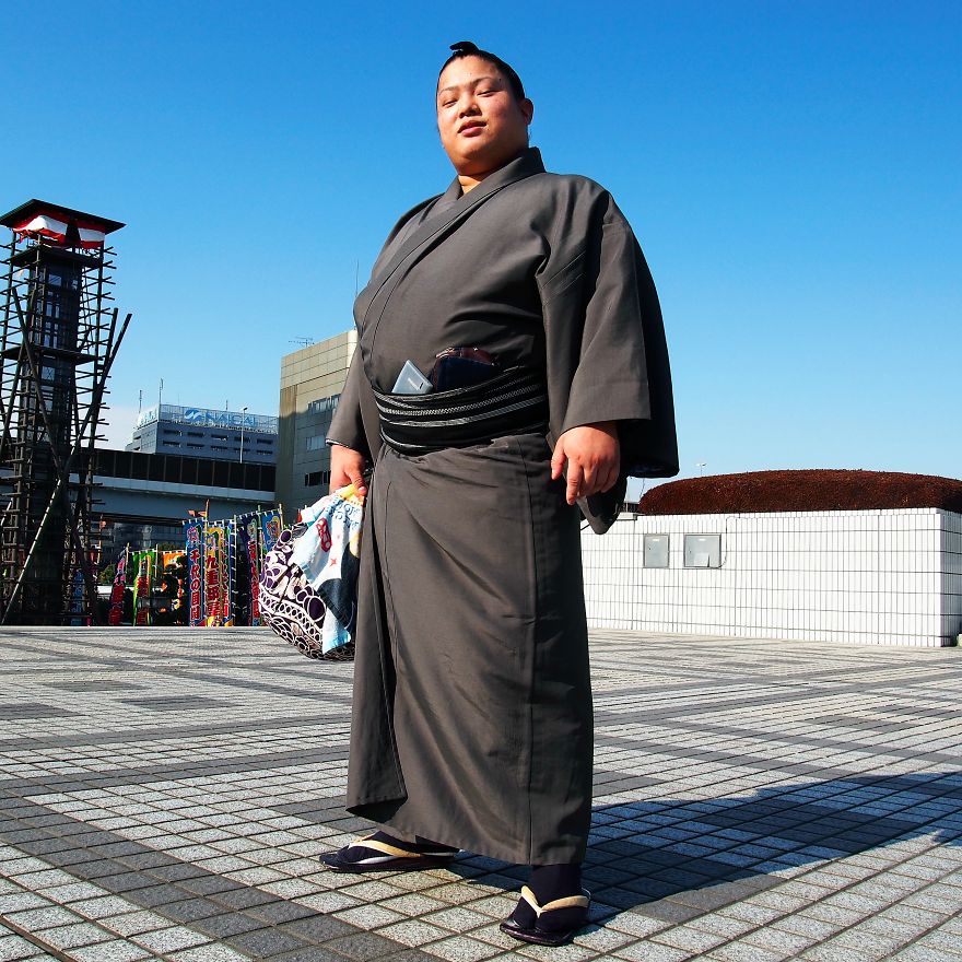 Tomisakea, Sumo Wrestler. Ryogoku, Tokyo, Japan