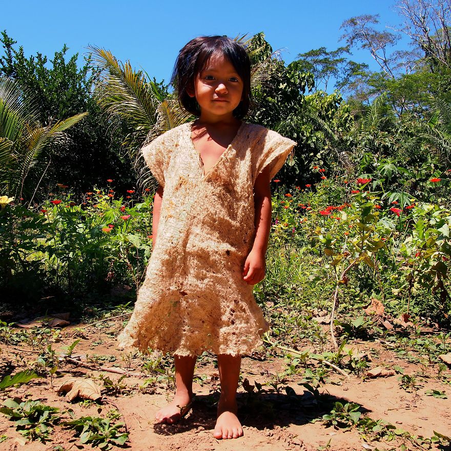 Kori, The Most Photogenic Fake Authentic Tribal Child. Puerto Maldonado, Peru