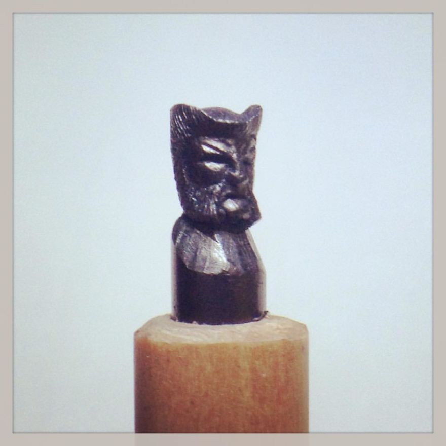 I Channel My Stress Into Making Miniature Lead Carvings