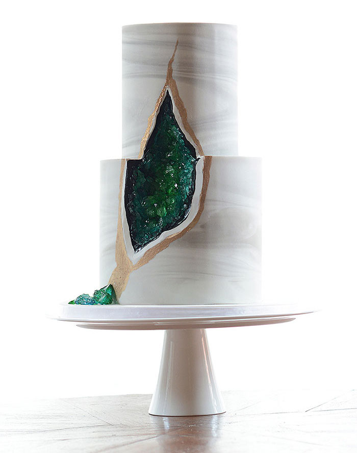 Geode Wedding Cake