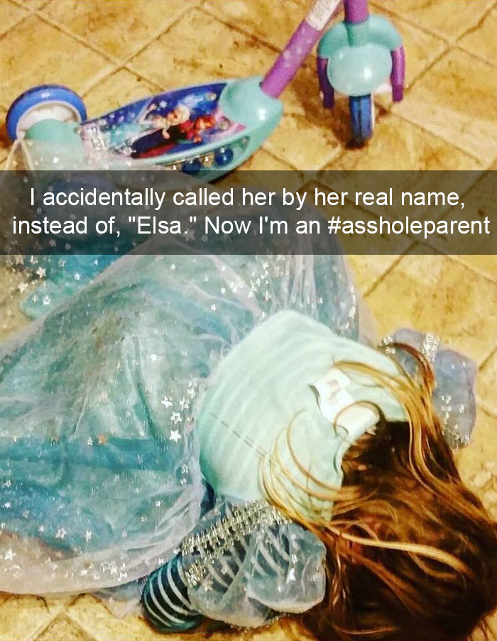 I Accidentally Called Her By Her Real Name, Instead Of, "elsa." Now I'm An #assholeparent
