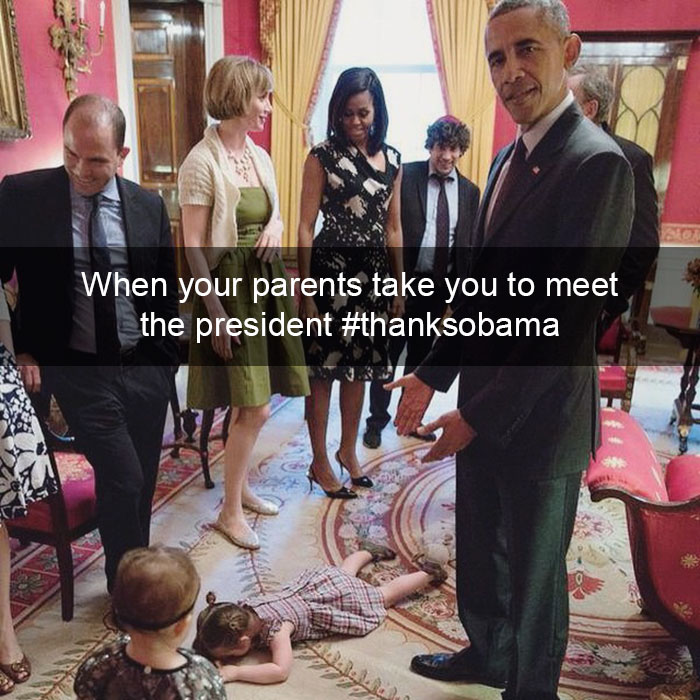 When Your Parents Take You To Meet The President #thanksobama
