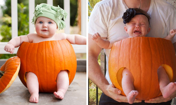 Cute Pumpkin Baby. Nailed It