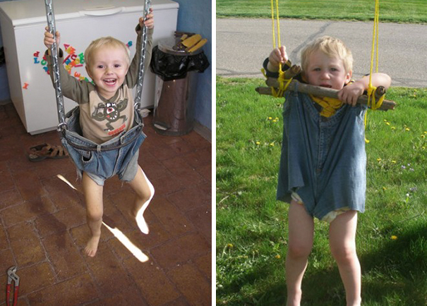 DIY Jeans Swing. Nailed It