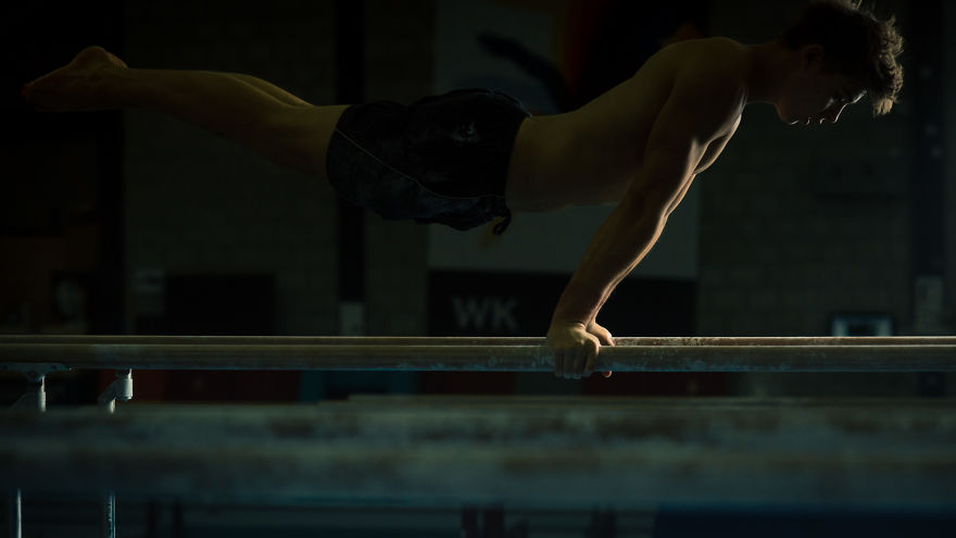 We Photographed Top Gymnastics Athlete Training In Epic Cinematic Setting