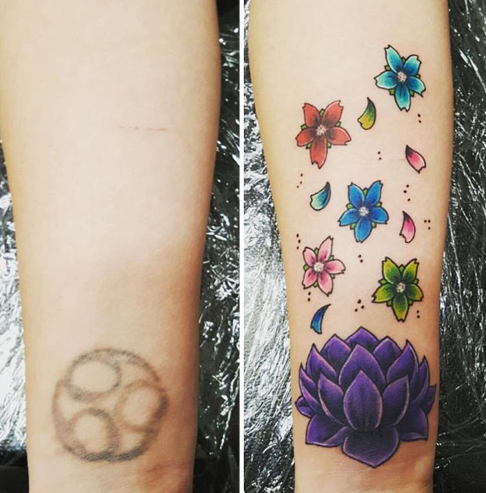 91 Creative Cover-Up Tattoo Ideas | Bored Panda