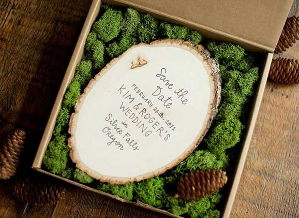 Forest-Themed Wedding Invitations