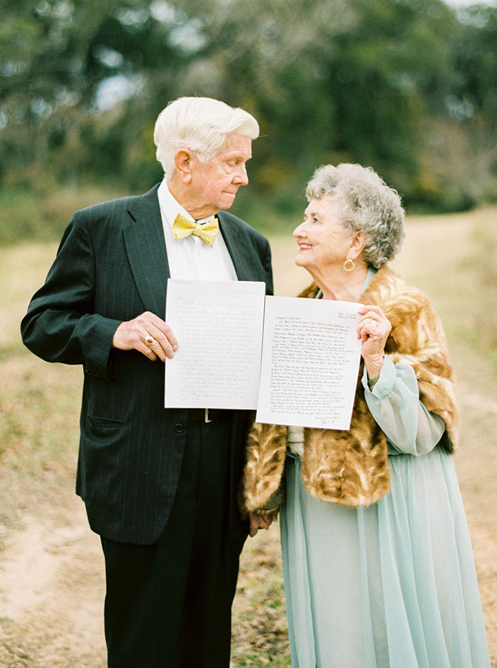 Grandparents Have The Sweetest Photoshoot To Celebrate 63 Years Of Being In Love