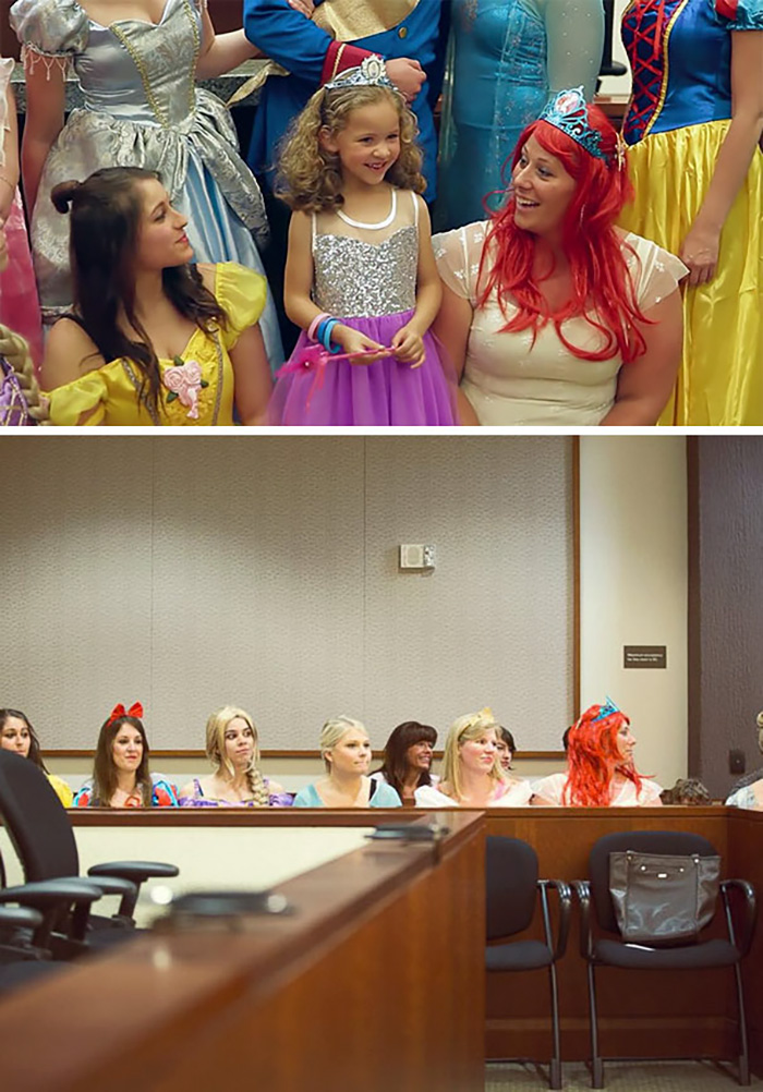 Entire Courtroom Dresses As Disney Characters For 5-year-old Girl’s Adoption Hearing