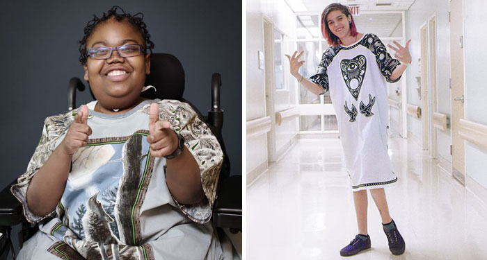 These Designers Make Ugly Hospital Gowns Look Cool To Give Sick Children A Chance To Be Themselves