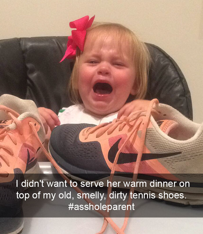 I Didn't Want To Serve Her Warm Dinner On Top Of My Old, Smelly, Dirty Tennis Shoes