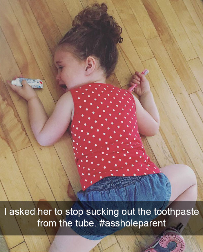 I Asked Her To Stop Sucking Out The Toothpaste From The Tube
