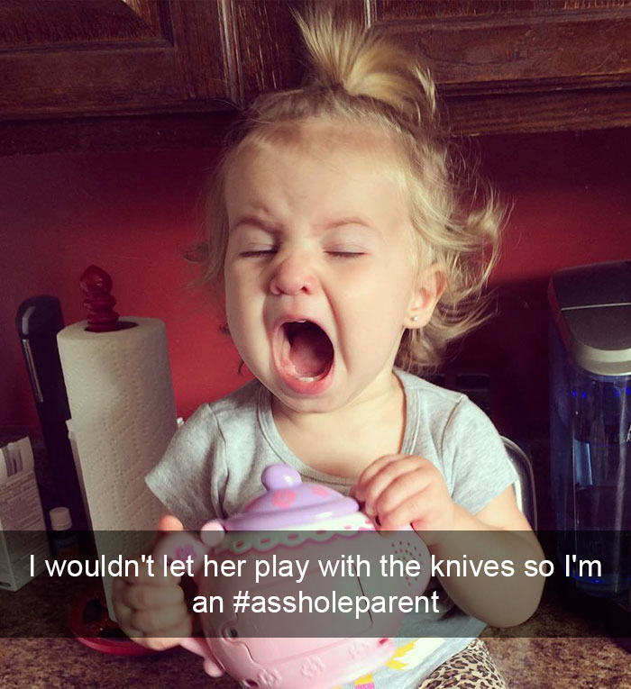 I Wouldn't Let Her Play With The Knives So I'm An #assholeparent