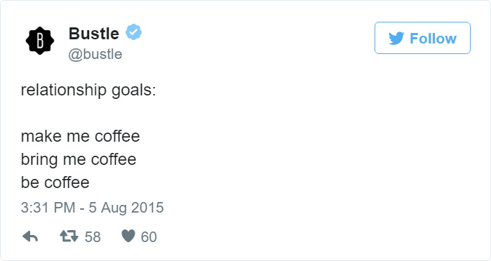 Funny Tweet About Coffee