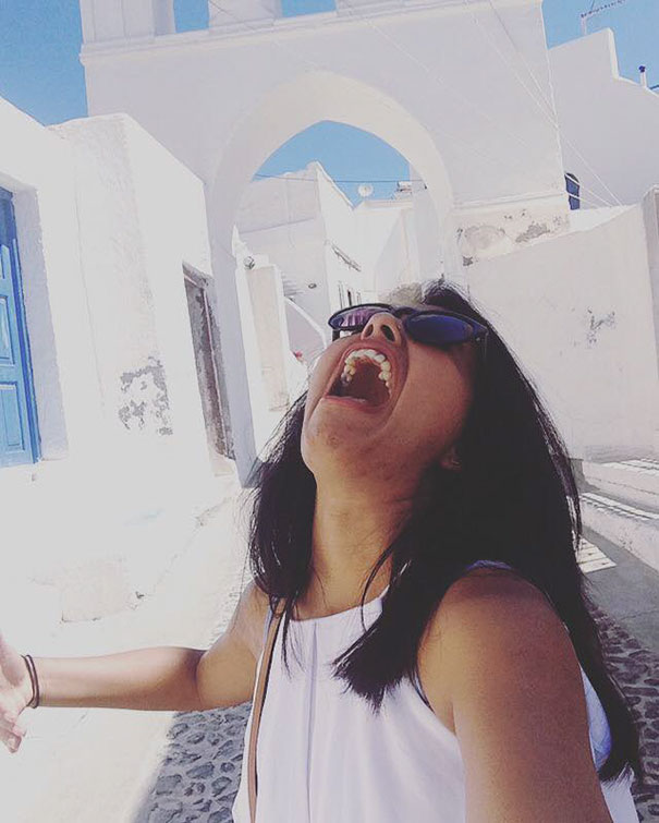 Woman Goes On Honey Moon Alone After Her Husband Couldn't Go, Posts Funniest Solo Photos