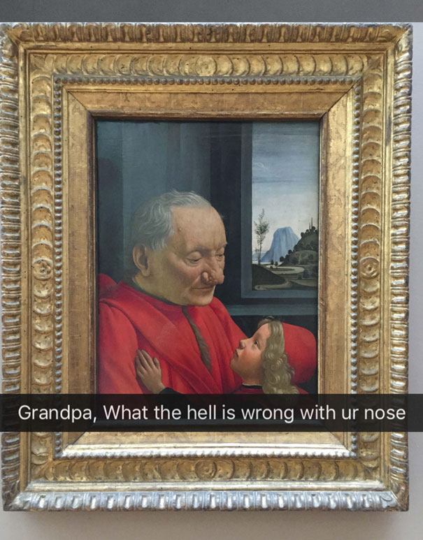 Grandpa, What The Hell Is Wrong With Your Nose?