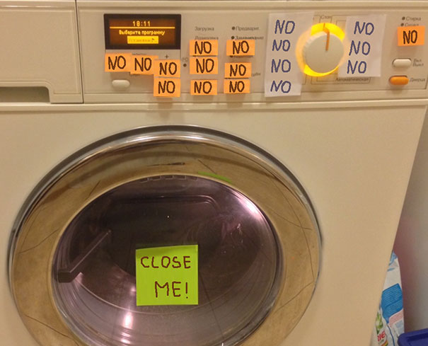 Parents Went Out Of Town For The Weekend. Mom Left Me Laundry Instructions