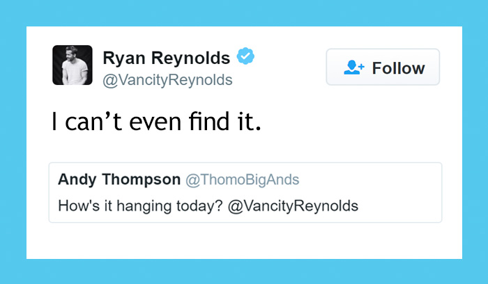 24 Times Ryan Reynold’s Twitter Replies Were Pure Gold