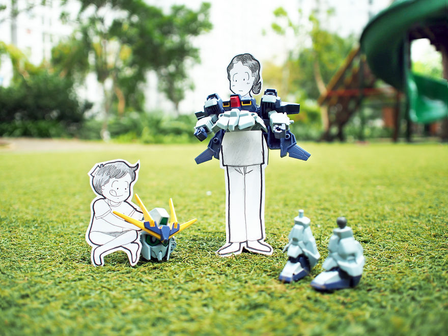Abang & Neng's Date Ideas: Asemble A Gundam Robot